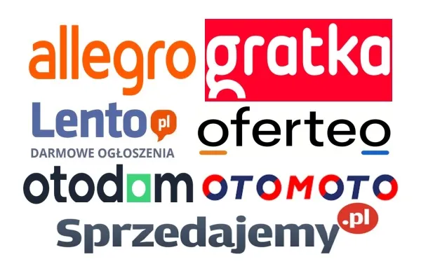 Логота на водещи сайтове за обяви в Полша