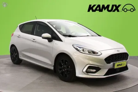 Ford Fiesta 1,0 EcoBoost 100hv A6 ST-Line 5-ovinen / Kaistavahti / Carplay & Android Auto / Vakkari / Juuri